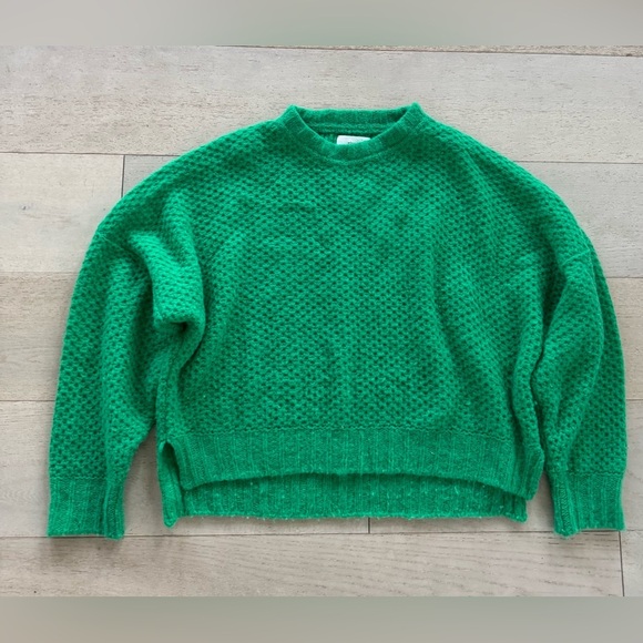 Xirena kenden alpaca blend sweater in green L - Picture 5 of 9
